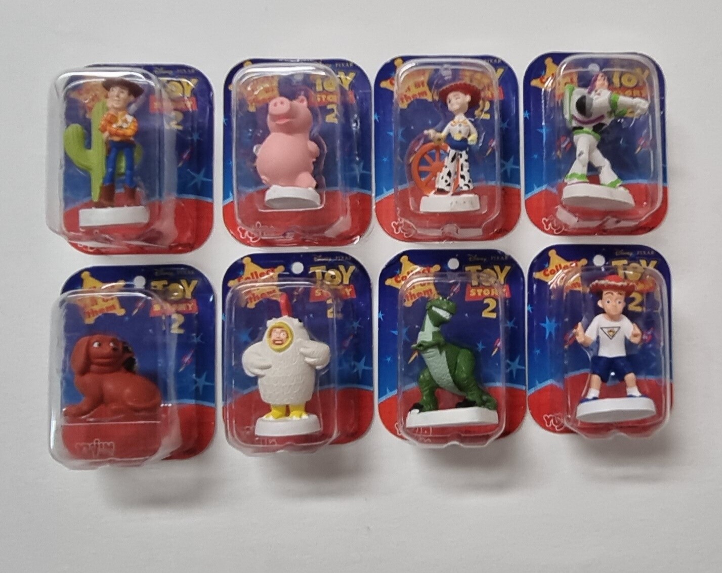 Figuurtje in mini blister, Toy Story 2, Complete Set van 8 stuks