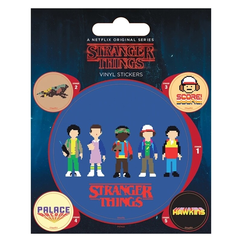 Stickers Vinyl, Stranger Things, Arcade