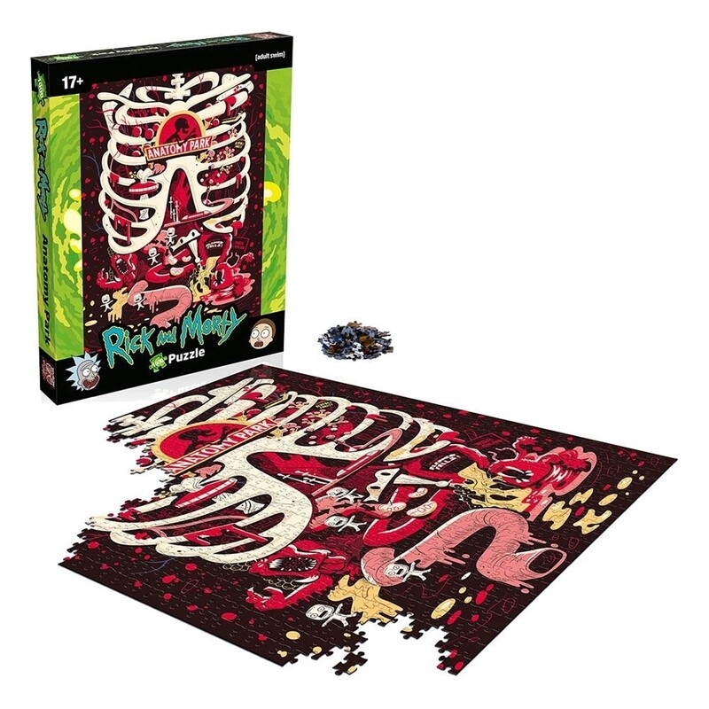 Puzzel, Rick and Morty, Anatomy Park, 1000 stukjes