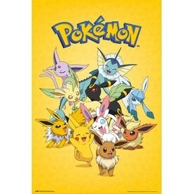 Poster, Pokémon, EEVEE Evolutions, Gotta Catch Them All, P03