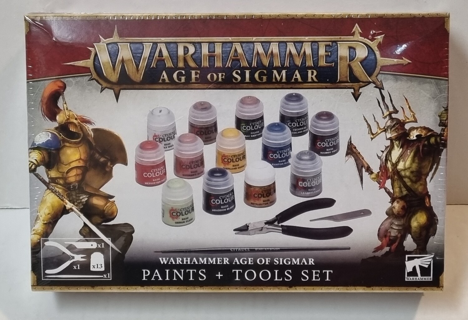 Warhammer Age of Sigmar, Paints + Tools Set