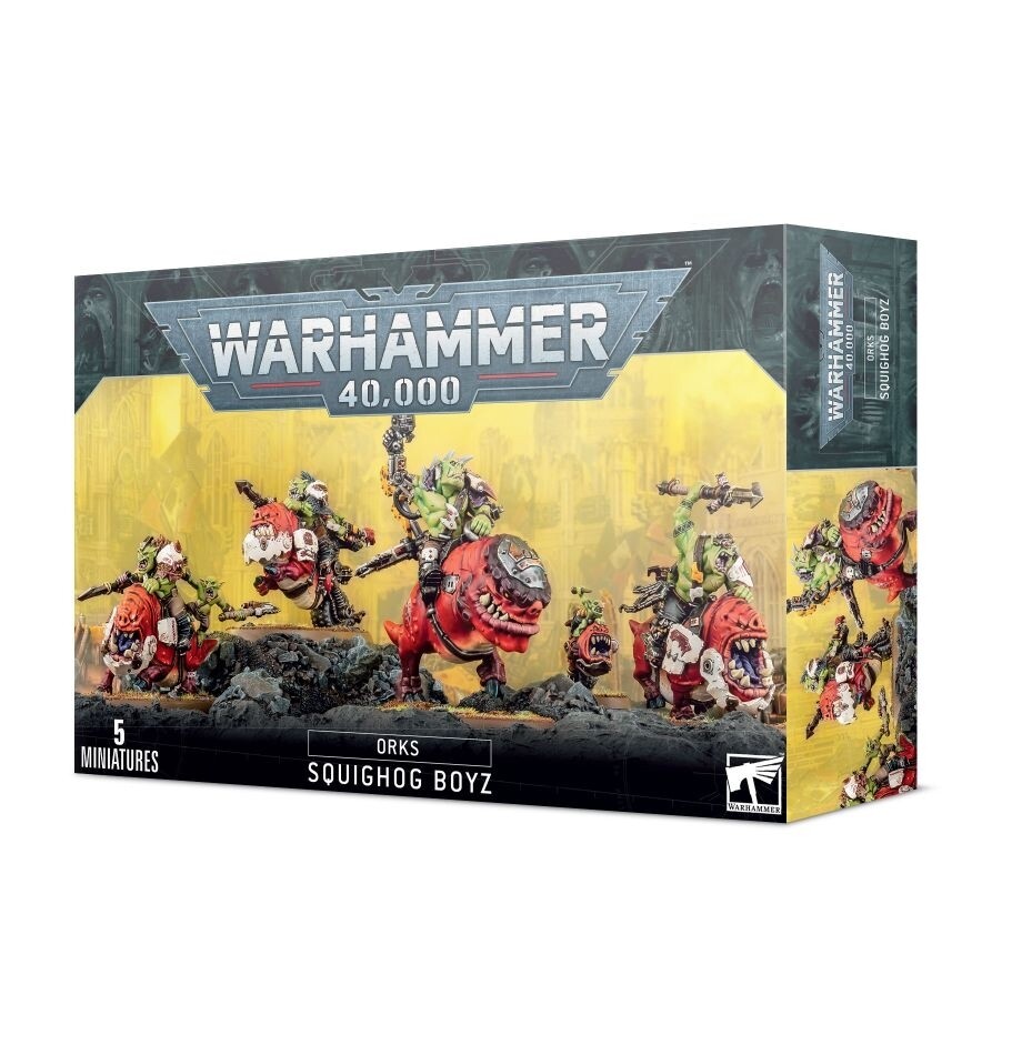 Warhammer, 40k, 50-54, Orks: Squighog Boyz