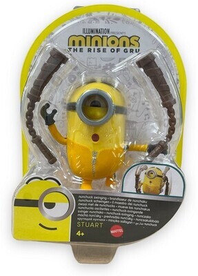 Actiefiguur,  Stuart Nunchuck Swinging, Minions The Rise Of Gru, Mattel