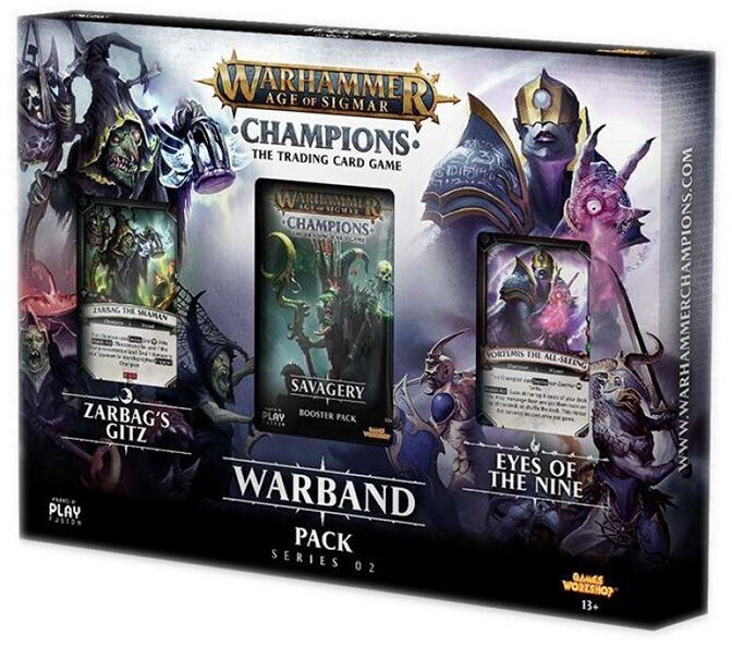 Warhammer , Age of Sigmar, Champions TCG, Warband Pack series 2, UK