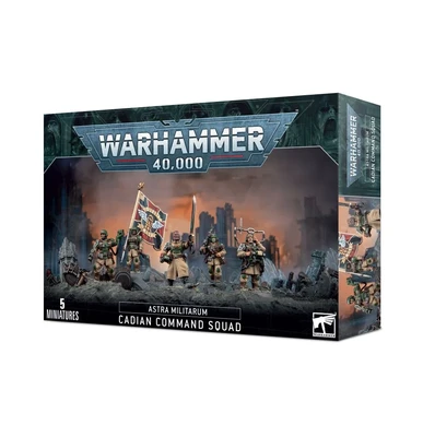 Warhammer, 40K, 47-09, Astra Militarum: Cadian Command Squad