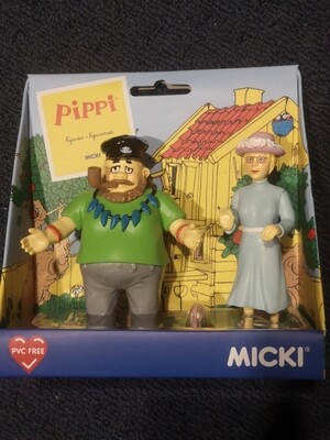 Figurenset, Vader en Schooljuf, Pippi Langkous