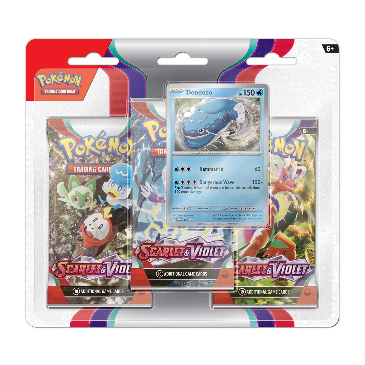 3-Pack blister, Scarlet & Violet,  Pokémon TCG