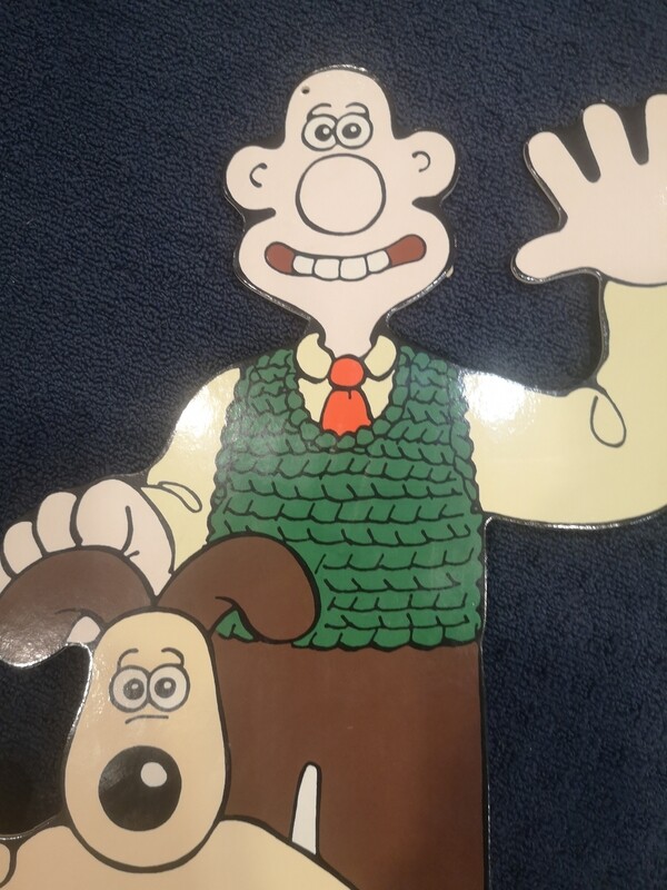 Decoratief paneel met standaard, Wallace and Gromit waving, Mini Panc&#39; Art