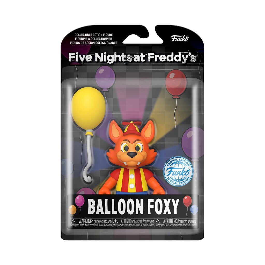 Actiefiguur, Balloon Foxy, Five Nights at Freddy, FNAF