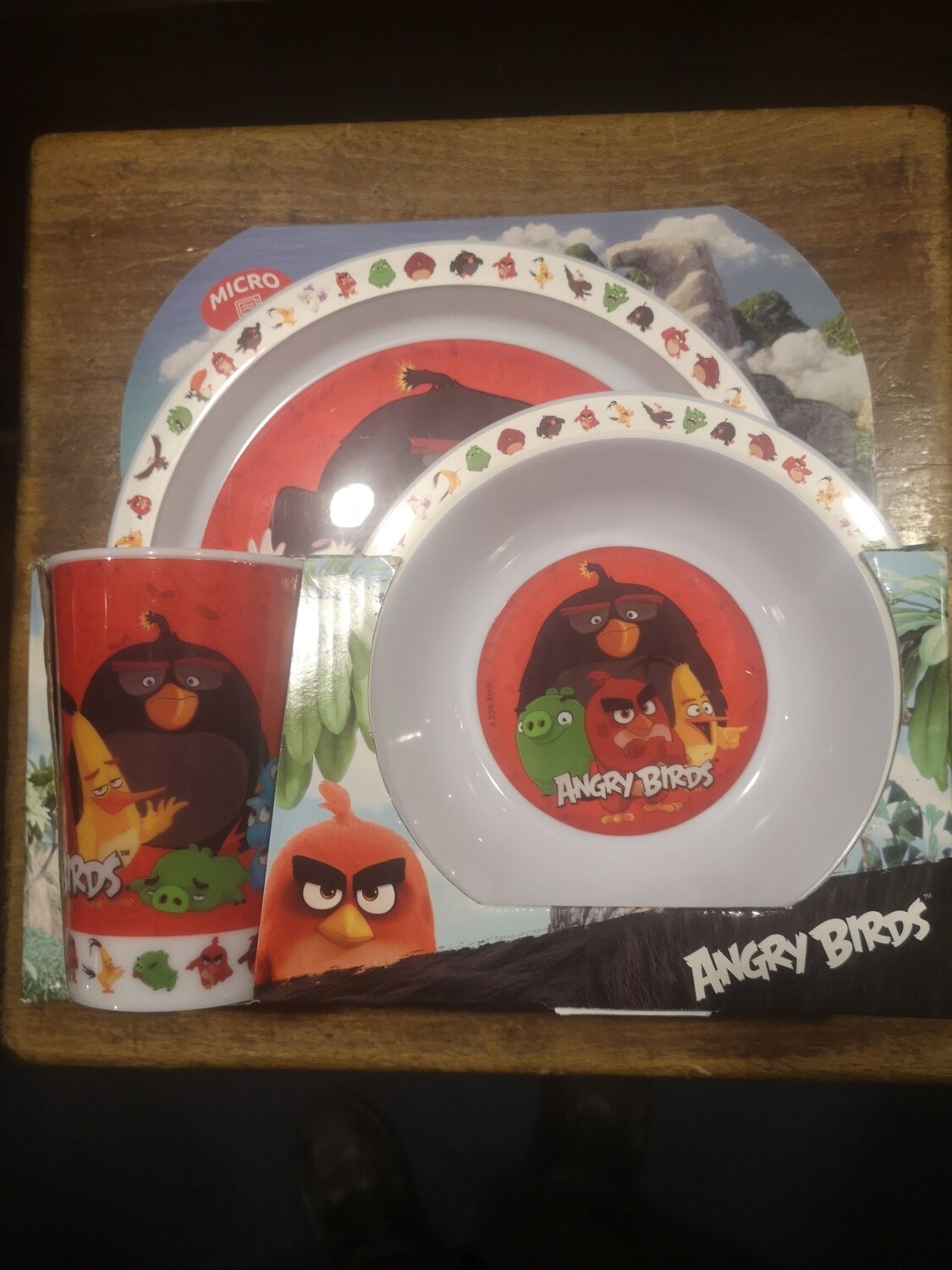 3 delig kinderservies ,  Angry Birds