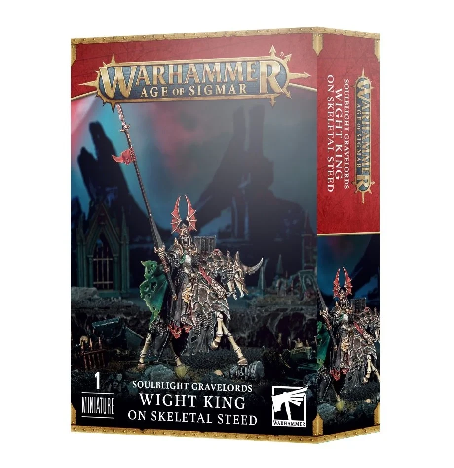 Warhammer Age of Sigmar, Soulblight Gravelords: Wight King On Skeletal Steed