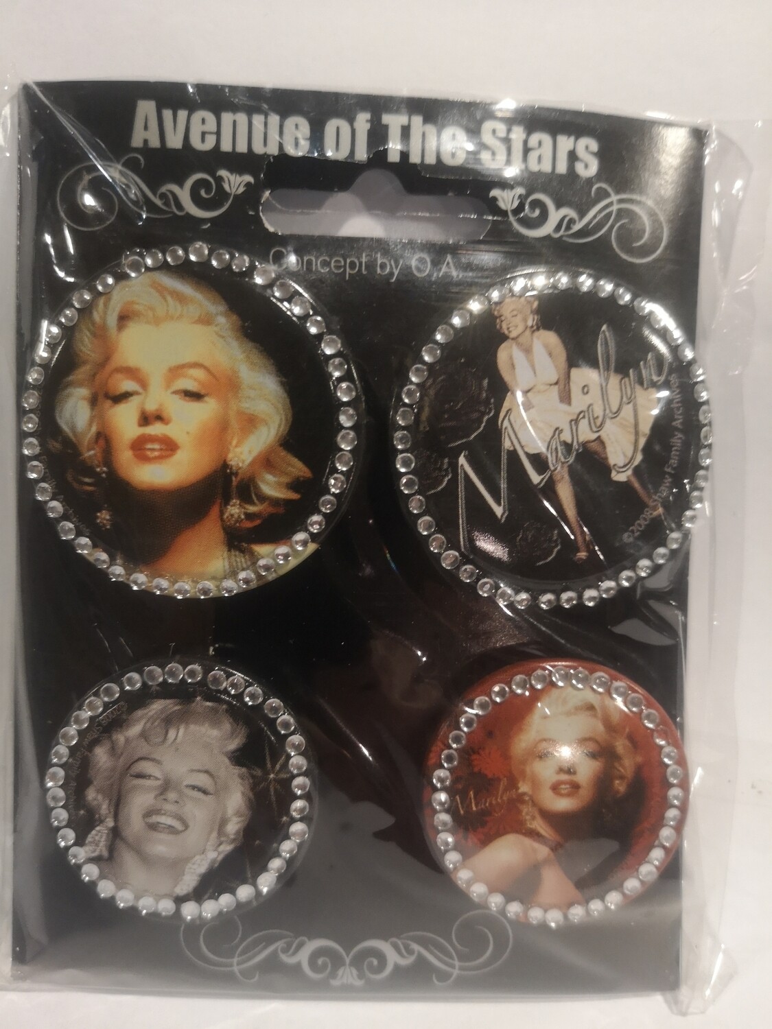 4x button, Marilyn Monroe