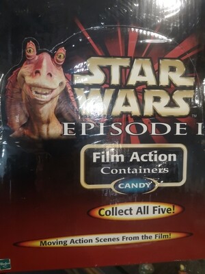 Set van 12 Film Action Candy Containers met Hologram afbeelding - Star Wars Episode 1