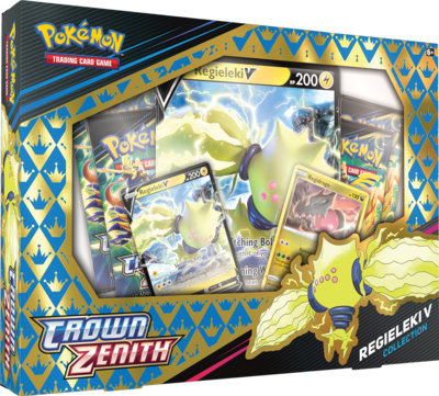 Crown Zenith V Collection, Regieleki of Rigidrago, Pokémon TCG