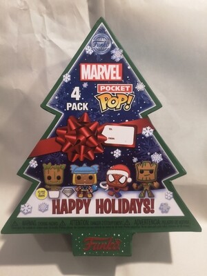 Funko Pocket Pop 4-Pack, Happy Holidays!