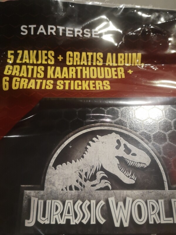 Starter Set, Jurassic World Antology, Sticker &amp; Card, Panini