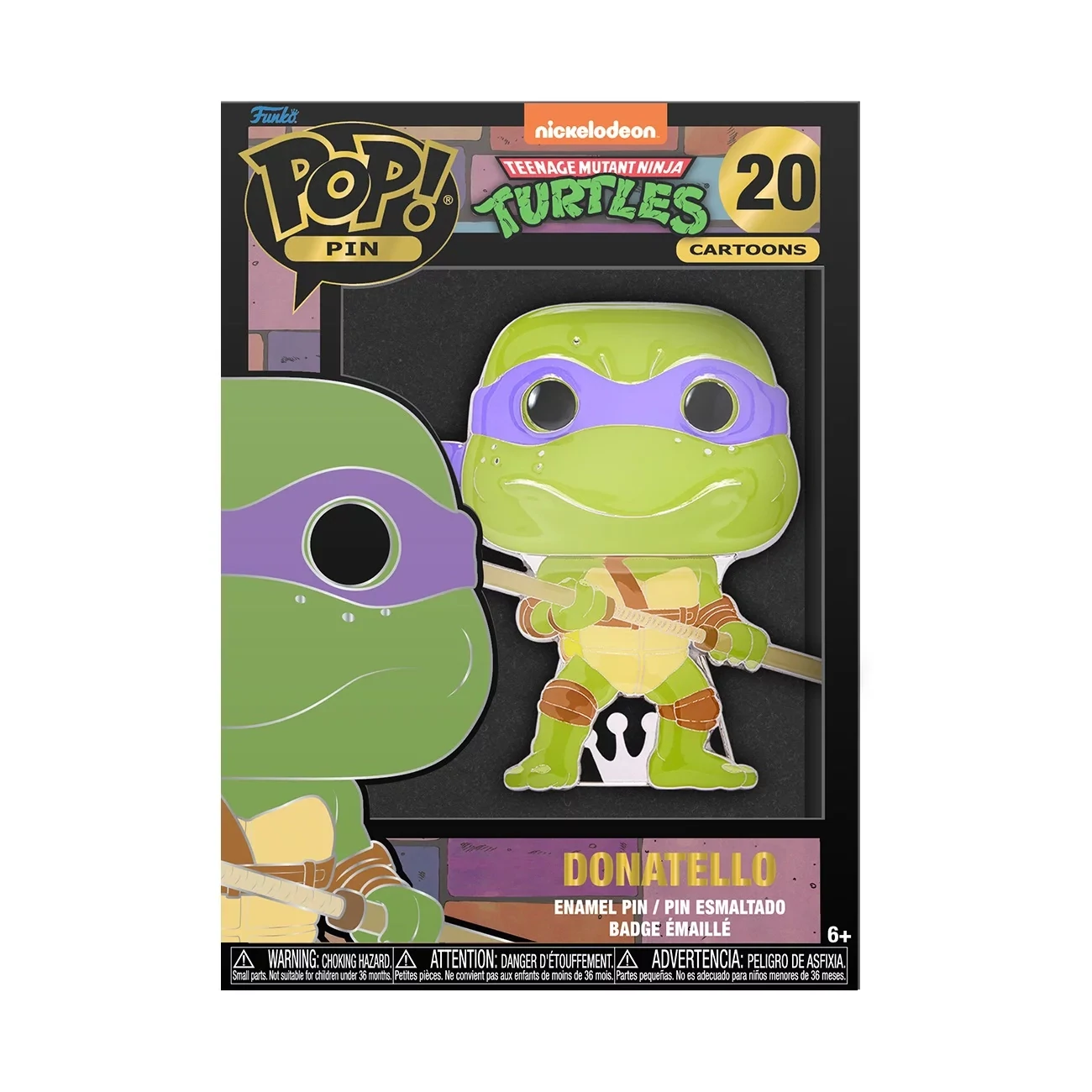 Pin Funko Pop! #20 Donatello , Teenage Mutant Ninja Turtles