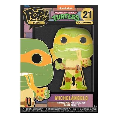Funko, POP! Pin, #21, Teenage Mutant Ninja Turtles, Michelangelo