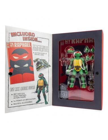 Actiefiguur, Raphael, Teenage Mutant Ninja Turtles, Comic Book en Actie figuur exclusive set