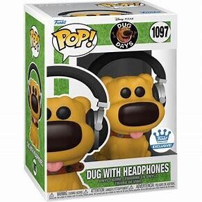 Funko Pop!  #1097 Dug with Headphones, Dug Days
