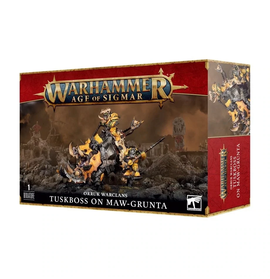 Warhammer Age of Sigmar,  Orruk Warclans: Tuskboss on Maw-grunta