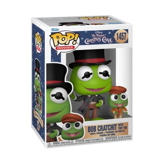 Funko Pop! Movies #1457 Bob Cratchit with Tiny Tim, The Muppet Christmas Carol