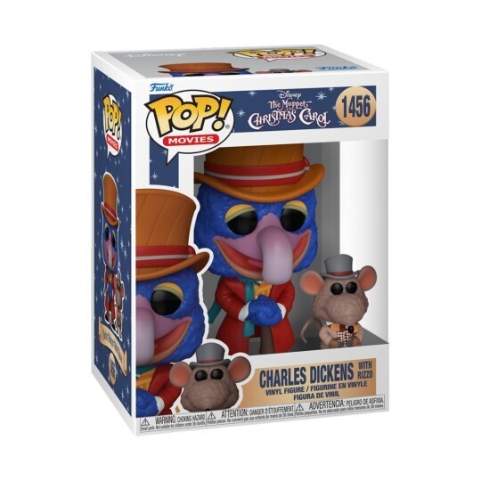 Funko Pop! Movies #1456 Charles Dickens with Rizzo, The Muppet Christmas Carol
