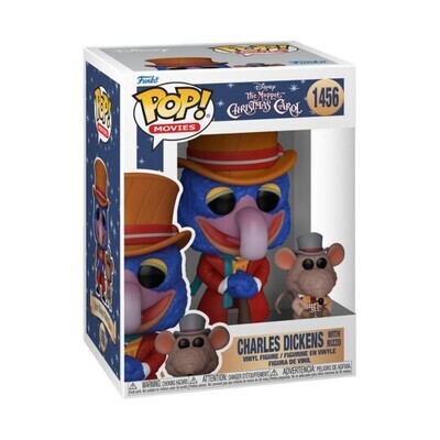 Funko Pop! Movies #1456 Charles Dickens with Rizzo, The Muppet Christmas Carol