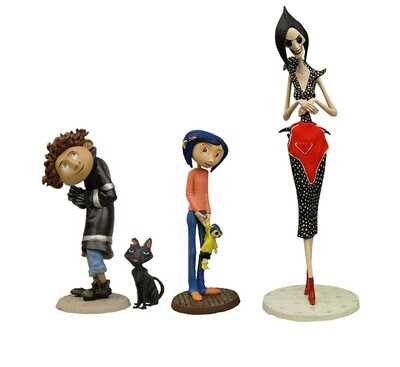 4 Piece PVC Figurine Set, Coraline: Best of