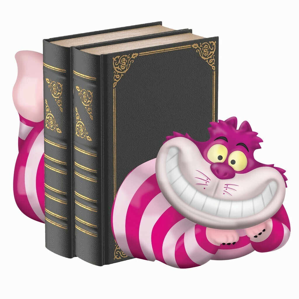 Boekensteunen Cheshire Cat, Alice in Wonderland