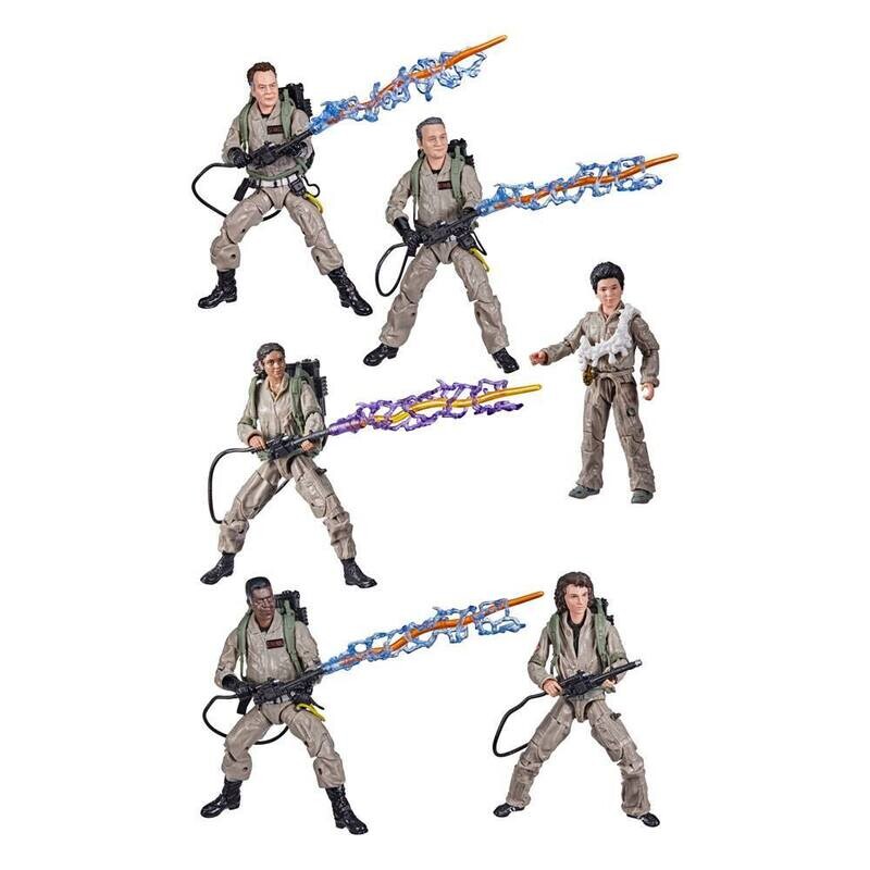 6x Actiefiguur Ghostbusters, Afterlife Plasma Series 2021, Wave 1  COMPLETE SET