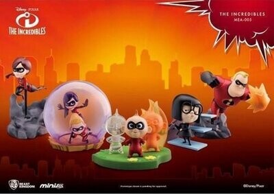 Actiefiguur, Violet and Dash, The Incredibles, Mini Egg attack, Beast Kingdom