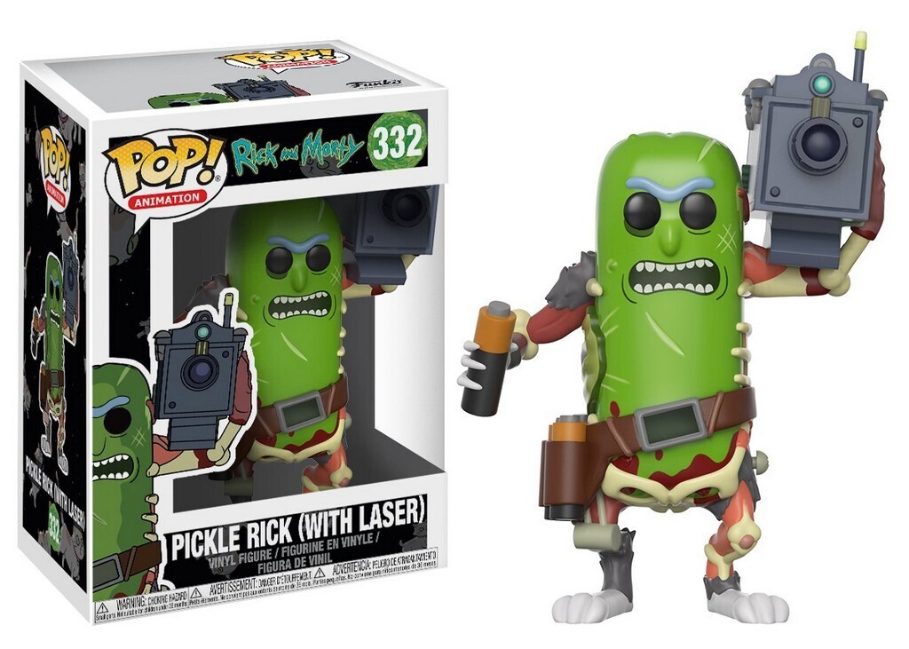 Funko Pop! Animation #332 Pickle Rick With Laser, Rick and Morty