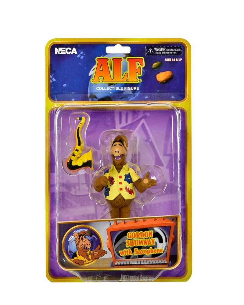 Action Figure, Gordon Shumway with Saxophone, ALF Alien Life Form