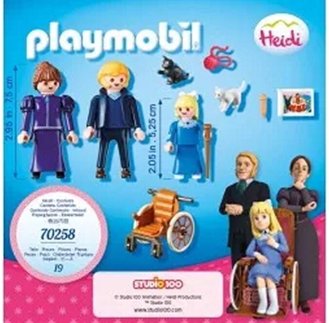 Playmobil, Klara met vader en juf Rottemeier