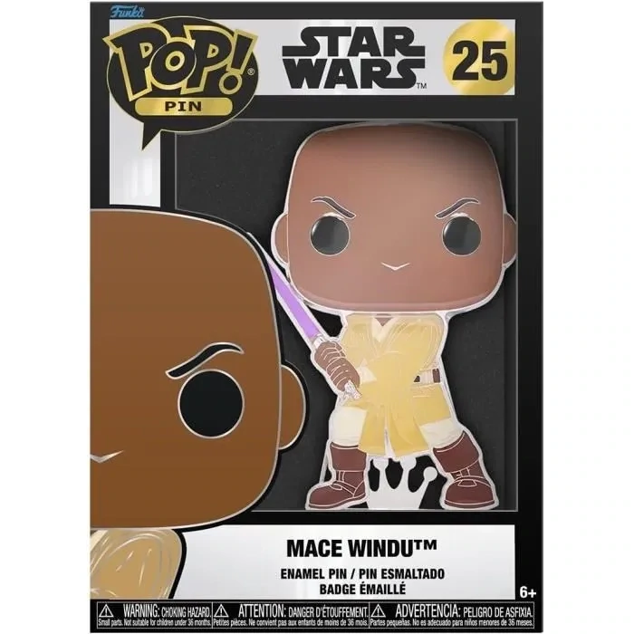 Pin Funko Pop! #25 Mace Windu, Star Wars