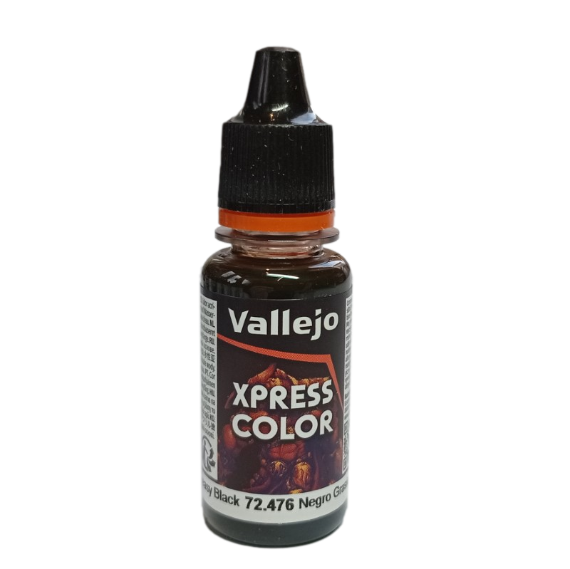 Vallejo, Xpress Color, Greasy Black, 18 ml