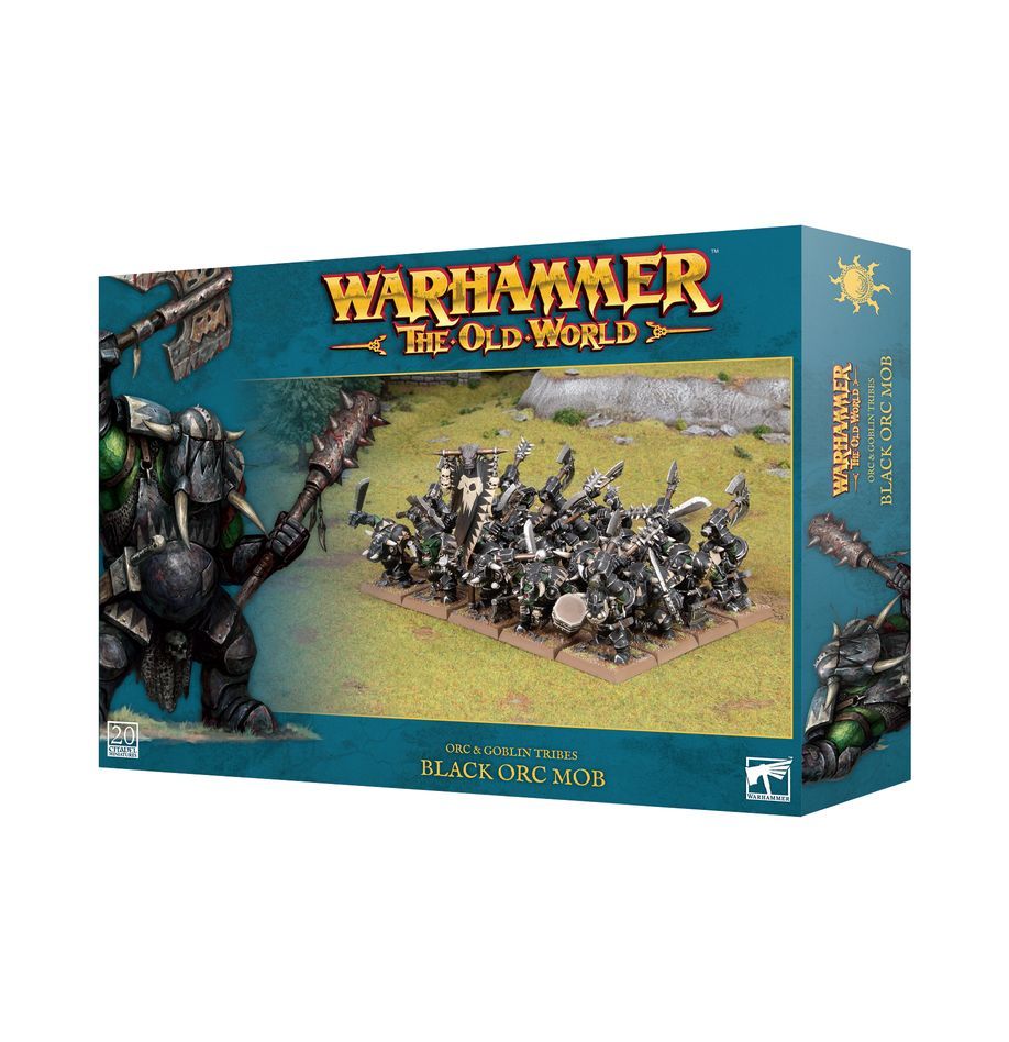 Warhammer The Old World, Orc &amp; Goblin Tribes:  Black Orc Mob