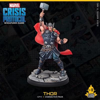 Miniatures Game, Thor and Valkyrie, Marvel Crisis Protocol