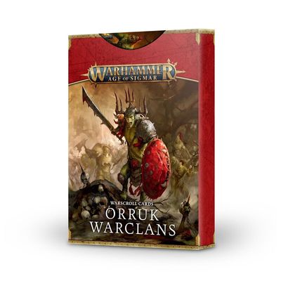 Warhammer Age of Sigmar, Warscroll Cards: Orruk Warclans