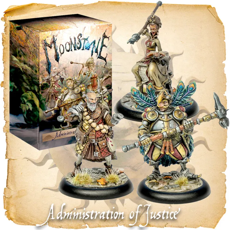 Miniture Boardgame, Administration of Justice, Moonstone