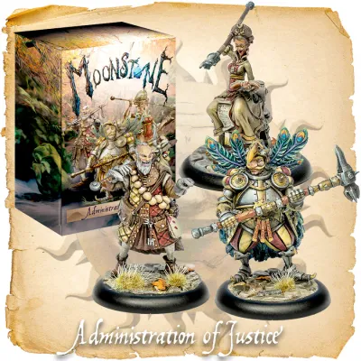 Miniture Boardgame, Administration of Justice, Moonstone