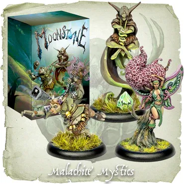 Miniture Boardgame, Malachite Mystics, Moonstone