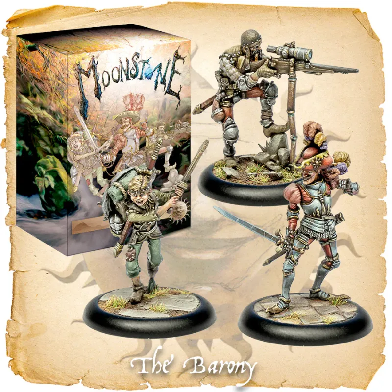 Miniture Boardgame, The Barony, Moonstone