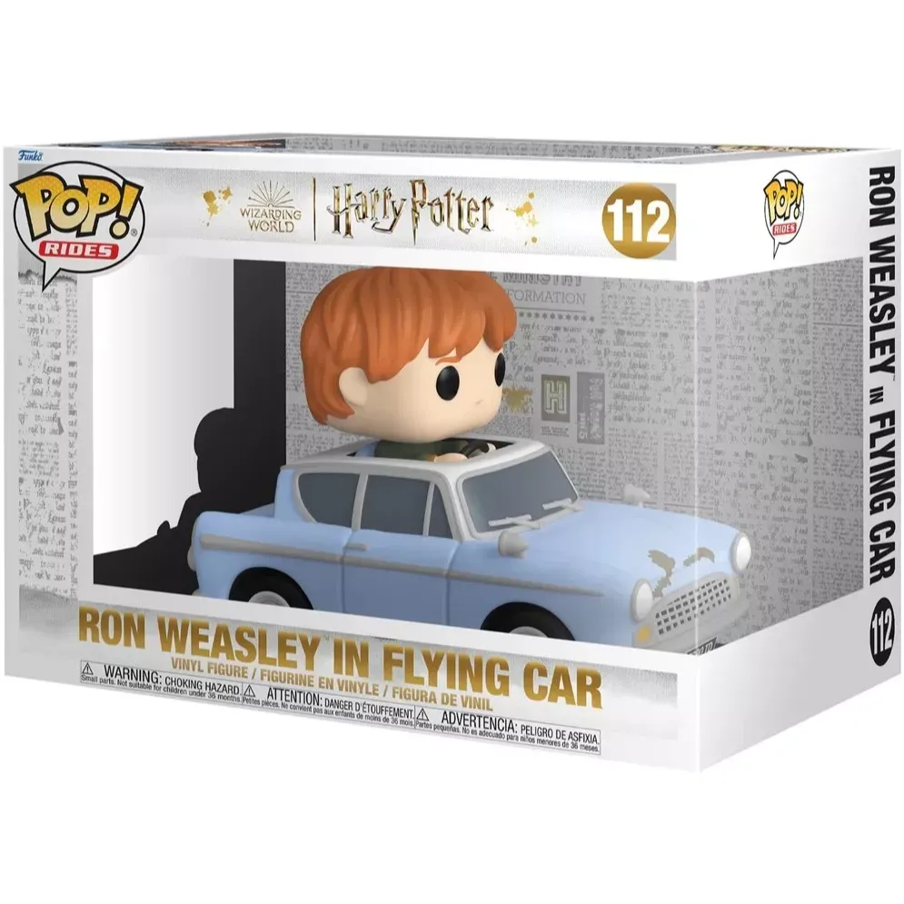 Funko Pop! Rides #112 Ron Weasley in Flying Car, Harry Potter
