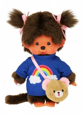 Monchhichi Meisje regenboog