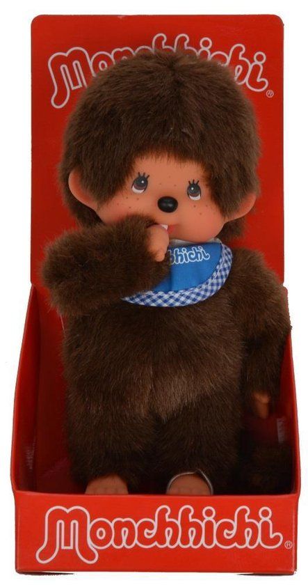 Monchhichi Jongen met blauwe slab