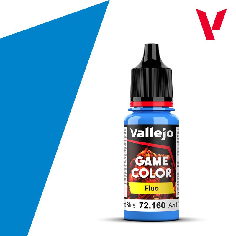 Vallejo Game Color Fluo, Fluorescent Blue