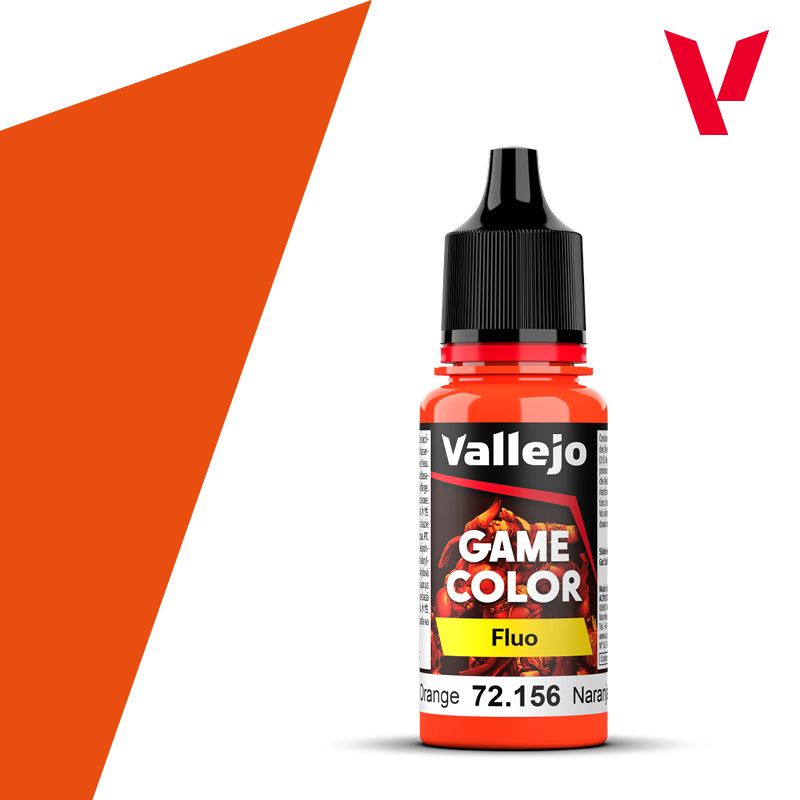 Vallejo Game Color Fluo, Fluorescent Orange