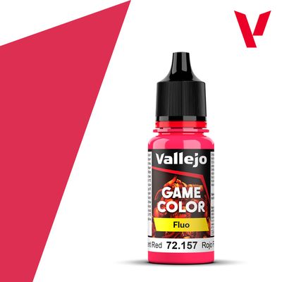 Vallejo Game Color Fluo, Fluorescent Red